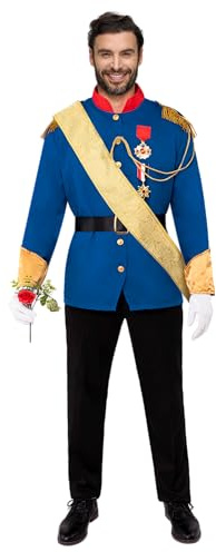 Spooktacular Creations Men Storybook Character Prince Charming Costume for Halloween - Adult Size S