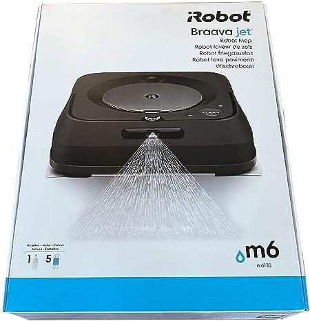 iRobot Braava Jet m6 Robot Mop (Grafito) - Conexión Wi-Fi