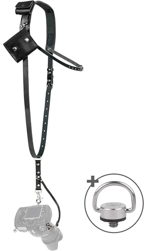 C Coiro Schultergurt Zubehör für Eine Einzige Kamera - Professionelle Hals Leder Harness 1 Kamera