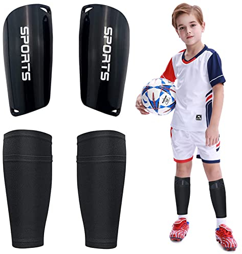 Barn tonåring vuxen fotboll spel nybörjare elit friidrott, fotboll benskydd, fotbollsöverdrag, fotbollsutrustning för barn och ungdomar