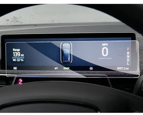 KARYLAX - Protection d'écran en Verre Flexible Dureté 9h, Film Protecteur Compatible avec Ford Mustang Mach-E 2021 2022 2023 (Virtual Cockpit 10,2 Pouces
