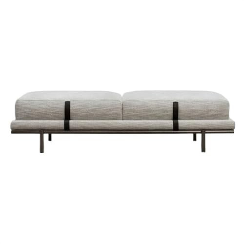 FUHAI-666 Bettbank Kreativer europäischer Schlafzimmer-Nachthocker, Wohnzimmer, einfacher Schuhwechselhocker, moderner Sofahocker, Garderobenbank Polsterbank (Size : 160 * 48 * 42)