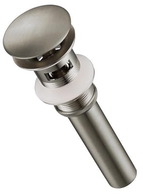 Piletta Lavandino Piletta di Scarico Lavabo Universale G1 1/4“ Piletta Salterello Piletta Bidet Bagno con Anello di Tenuta per Lavabi Grigio