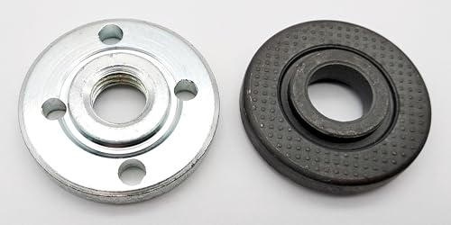 Set flangia di attacco M14 vite/dado di serraggio compatibile con: Bosch, Dewalt, Makita, Hilti, Flex smerigliatrice angolare 115, 125, 180, 230 M 14, 30 mm e 35 mm, distanza tra i fori