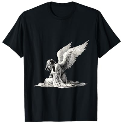 Conception artistique d'ange qui pleure T-Shirt
