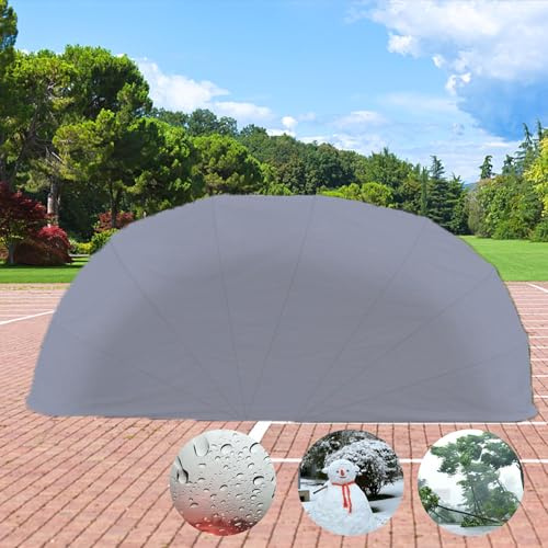 Abri de voiture mobile extérieur, abri de voiture entièrement automatique, garage portable étanche, résistant au vent, à la neige, auvent de voiture télescopique en acier inoxydable ( 6.4*2.8*2.65M)