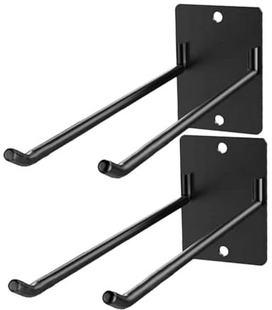 FUNOMOCYA 2stücke Wandmontierter Gartengerätehalter Robustem Eisen Wandhaken Für Besen Schaufel Rechen Und Gartenzubehör Platzsparender Organizer Für Garage Und Garten