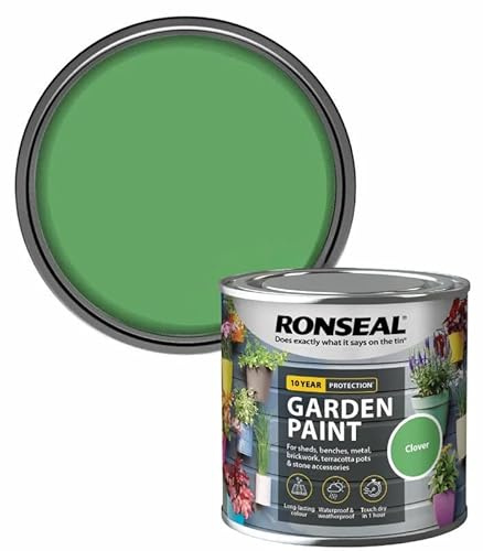 DUAYRA Garden Wood Paint 250ML | Outdoor Furniture Paints | Multi-Surface Waterproof Weather Resistant | Quick Drying Formula | For Benches, Terracotta Pots, Brickwork, Stones | (Clover)
