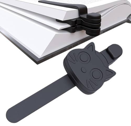 Segnalibro magnetico da donna – Supporto magnetico in silicone per libri, segnalibri per la lettura di libri | Adatto per giovani, insegnanti, amanti della lettura, romanzi, fumetti, libri di cucina e