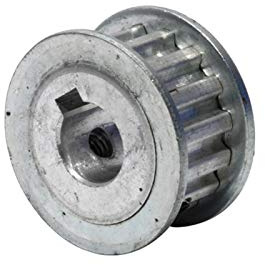 XL-15T Timing Pulley with Keyway, 11mm Belt Width, XL Toothed Belt Pulleys, 8/10/12/14/15mm Bore, 15Teeth Transmission Pulley, Accurate Size(Bore 15mm Key 5x2.3)