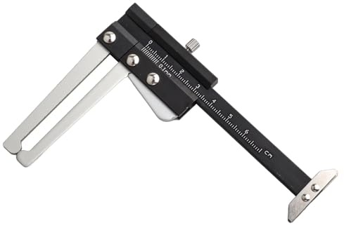 60 mm Bremsscheiben-Verschleiß-Messschieber für Autoreifenplattenmessung, Edelstahl-Messschieber mit 0–100 mm Reichweite