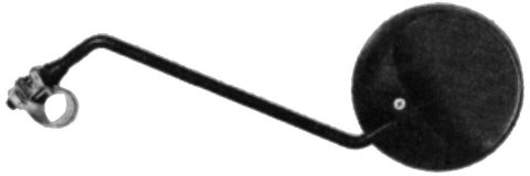 Busch & Müller Unisex – Erwachsene Rückspiegel-05150107 Rückspiegel, Schwarz, Einheitsgröße
