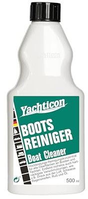 Yachticon Bootsreiniger 500 ml – Hochleistungskonzentrat, Boots- & Yachtreiniger, Schiffsrumpfreiniger, GFK Reiniger, Rumpf- & Deckreiniger, entfernt Regenstreifen, Öl & Umweltschmutz