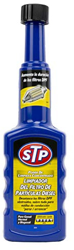 STP Limpia Filtro de Partículas Diésel 5-en-1, Elimina Acumulaciones de Hollín, Regenera y Restaura Potencia, Mejora Rendimiento y Aceleración, Reduce Emisiones y Ahorra Combustible