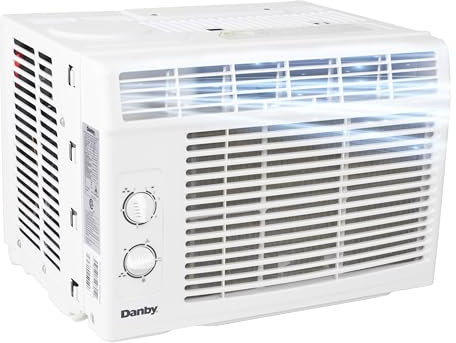 Danby 5,000 BTU Window Air Conditioner with two way air direction, White DAC050MB1WDB