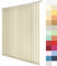 Sun World Lamellenvorhang nach Maß, Vertikal Lamellen Jalousien auf Maß vertikal Lamellen Maßanfertigung Vertikaljalousie Schiebevorhang ohne Deckenschiene (Beige, Höhe: 160cm x Breite: 250cm)