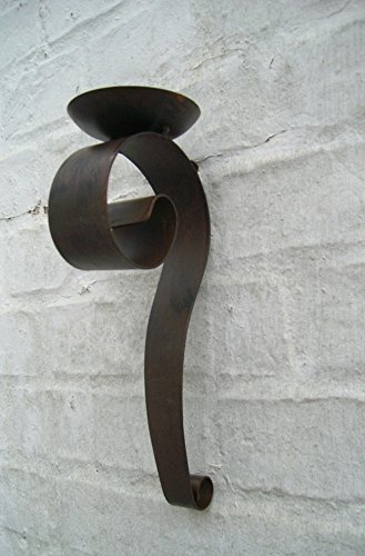 Deko-Impression Wandkerzenhalter, Eisen massiv, Landhaus