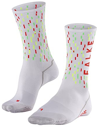 FALKE Unisex Fahrradsocken BC Impulse Peloton U So Funktionsmaterial antiblasen 1 Paar, Weiß White 2007, 39-41