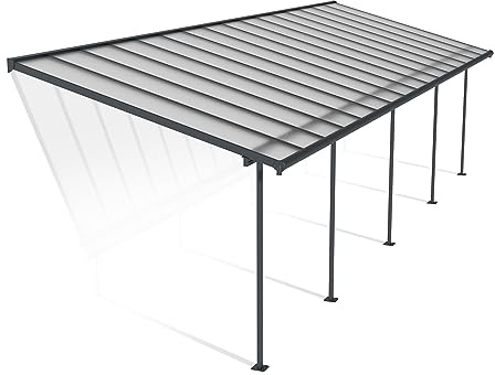 Canopia by Palram Sierra 3x9.71 Terrassenüberdachung Alu Grau