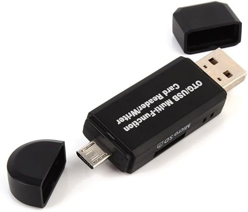 Card Reader Memory Card Reader Micro SD Card Reader Micro USB 2.0 OTG Adapter Connector for Smartphones/Tablets