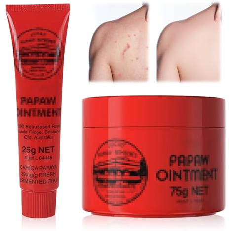 SpermUOY Papaw Cream Pomada Reparadora de Papaw para Piel, Labios, Manos y Cortes