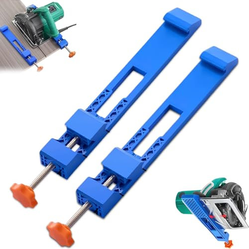 Guide de base de la machine de découpe réglable, pince de positionnement pour scie circulaire électrique, guide de coupe du bois de précision, outils de travail du bois (3)