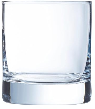 Arcoroc Islande Caja 6 Vasos Bajos Vidrio 38cl Sodo Apto Frigorífico Ecológico