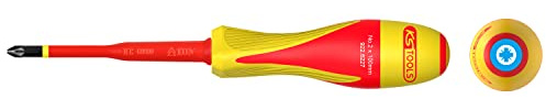 KS Tools 922.6227 - Tournevis POZIDRIV® PZ2 - Bi-matière isolé 1000V - Pour borniers électriques