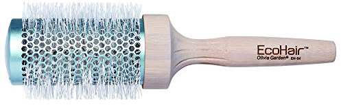 Olivia Garden EcoHair termisk 54 mm – miljövänlig professionell bambu-hårborste