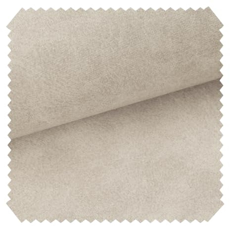 novely® COUEN Ultraweicher Antik Möbelstoff - Vintage Velours Polsterstoff - Pflegeleichte Meterware 1lfm | Farbe: 02 Beige