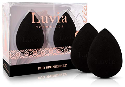 Luvia Beauty Blender - Set di spugnette per il trucco, extra morbide, applicatore per cosmetici