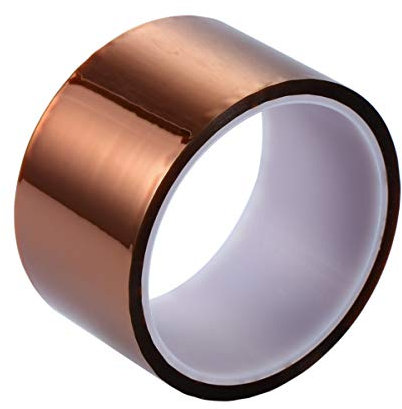 Hemobllo Heizband 50 Mm Polyimidfolie M Länge Gelbbraun Hitzebeständiger Klebstoff