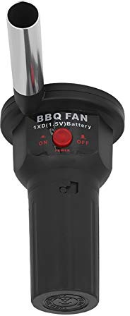 Outdoor Cooking BBQ Fan Air Blower, Bbq Air Blower Fire Bellows Charcoal Blower Portable Barbecue Electric Fan Mini with USB Cable for Grill Picnic Hiking Camping Stove Fireplace Chimney Charcoal