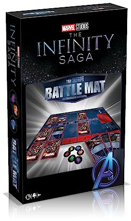 Top Trumps Battle Mat Marvel Brettspiel - Marvel Fanartikel Gesellschaftsspiele - Strategisches Brettspiel für Fans - 2+ Spieler ab 8+ Jahre - Deutsch