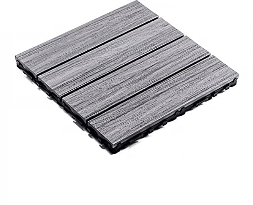 Fliesen Terrassenfliese Balkonfliese Bodenfliesen Garten Balkon Premium 30x30x2,5 cm (Grau)