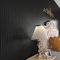 Livelynine Selbstklebende Tapete Schwarz 3D Abstrakte Strickmuster Textur Tapete Schlafzimmer Wohnzimmer Wand Wasserfest Klebefolie Schwarz Küchenfronten Shrank Möbelfolie Selbstklebend Dunkel 40CMx2M