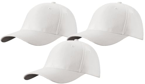 MFAZ Morefaz Ltd Set 3X Herren Baseballkappe Cap Verstellbarer Riemen Baseball Mütze