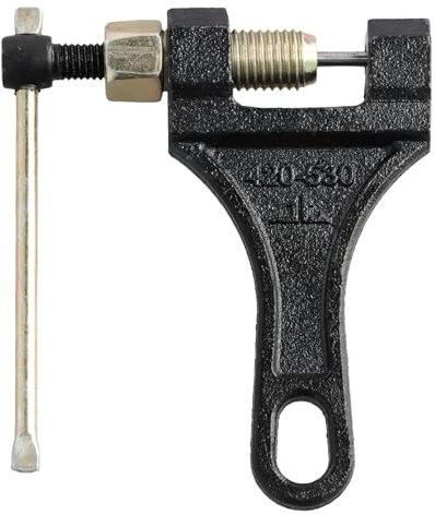 Rapidbok Motorrad Kettentrenner, Universal Kettenentfernungswerkzeug für #420, #428, #520, #525, #528, #530, Schwarz Nietwerkzeug für Motorräder, Fahrräder und Traktoren