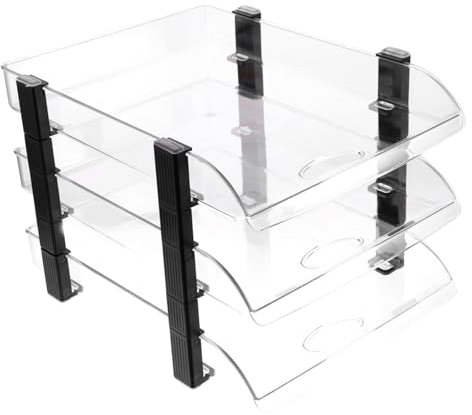 Lurrose Schreibtisch-aufbewahrungs-organizer Papierablage Akten-organizer Modernes Design Büro-organisation Aufbewahrung