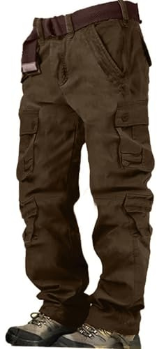 Générique Pantalon Cargo Homme Baggy Randonnée L'automne Pantalons Chasse Décontracté Pants Anti Coupure Moto Vetement Homme L'été 3#Gris foncé M