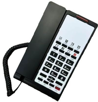 KAHDGSS Téléphone Filaire De Base Téléphone Fixe Analogique pour Personnes Âgées Petit Bureau Chambre d'amis De Place