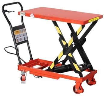 Transpaleta elevadora Plataforma Elevadora Hidráulica Manual, Móvil Pequeña, Tipo Tijera(Medio)