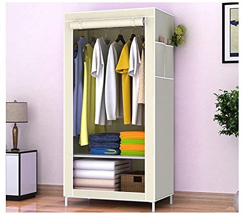 Stängd modern klädförvaring hopfällbar klädskåp 20,6 x 43,8 133 cm garderobsförvaring