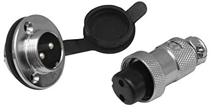 ONPIRA 19mm Einbau Steckverbindung Einbaustecker Borddurchführung Steckdose 2-12 Pins