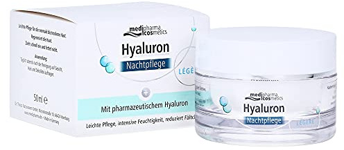 Medipharma Cosmetics Hyaluron Nachtpflege legere im Tiegel, 50 ml Creme