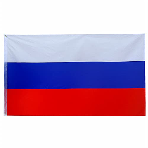 Russland Flagge Fahne Russland Nationalflagge Russische Fahne 90 x 60 cm / 3x2 Fuß Russland Flaggen oesen Fuer Haengende Russische Föderation Nationalflaggen