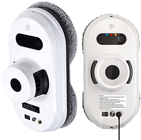 FONOBO Robot Window Cleaner, Smart Glass Cleaning Robotic Technology Remote, Powered Washer for Table High Windows Ceiling Magnetic