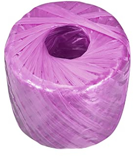 Rebower Cuerda De Poliéster Nylon [para Empaque De Libros DIY]-200m/656ft / 1Rollo Morado