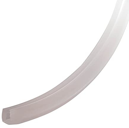 cyclingcolors dichtungsband silikon transparent für Duschabtrennungen, Badewannen, Duschtüren, Dichtung Duschdichtung Glasstärke 4mm 4,5mm Glasscheibe, 3 meter