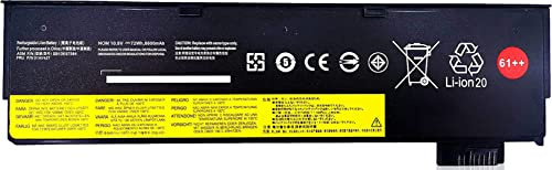 AKKEE 01AV427 SB10K97584 61++ Laptop Battery for Lenovo ThinkPad A475 A485 T470 T480 T570 T580 P51S P52S TP25 Series Notebook Extended 01AV428 01AV492 SB10K97585 4X50M08812 10.8V 72Wh